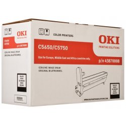 OKI compatible Tambour pour OKI compatible C5650/C5650N/C5750/C5750N, noir