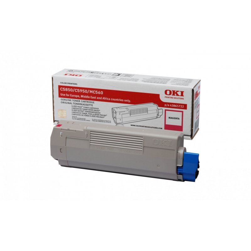 OKI compatible Toner pour OKI compatible C5850/C5950, magenta