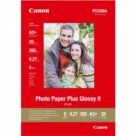 PP-201 PHOTO PAPER PLUS II GLOSSY A3+ 20SHTS
