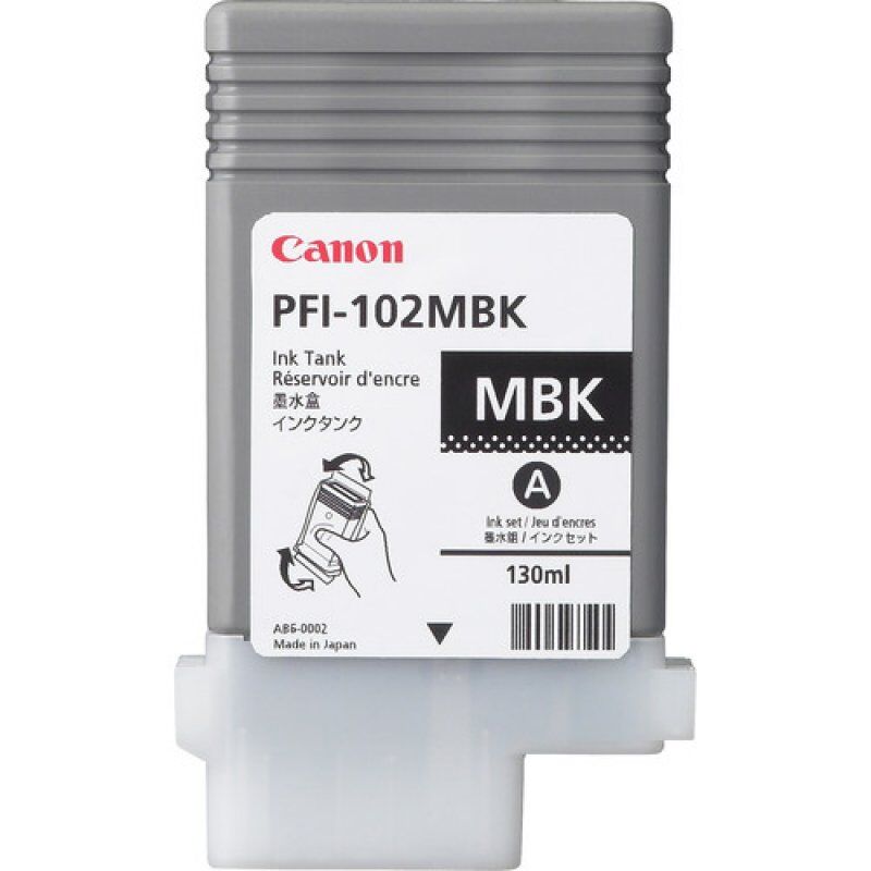 Canon LUCIA PFI-102 MBK - mattschwarz - Original - Tintenbehälter