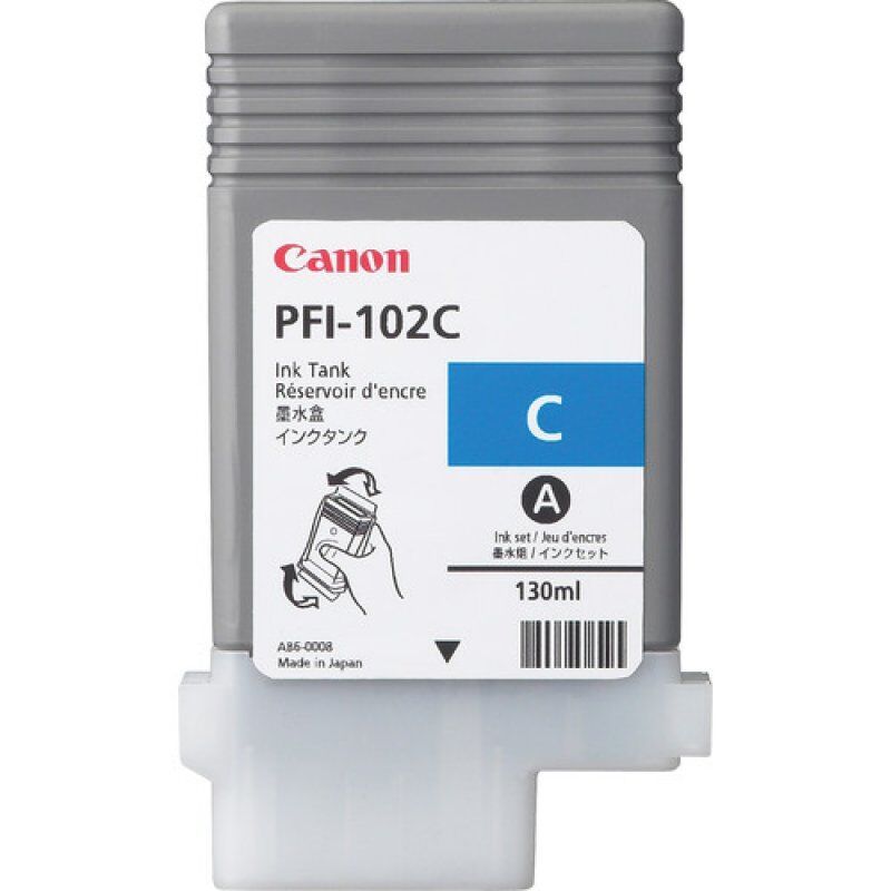 Canon PFI-102 C - Dye-Based Cyan - Original - Tintenbehälter