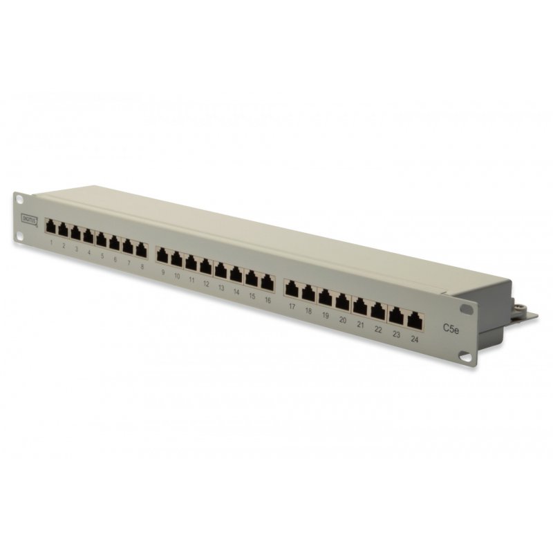 DIGITUS 19" panneau de brassage, Cat.5e, 24 ports RJ45, 1 U