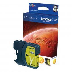 Brother compatible LC1100HYY - Hohe Ergiebigkeit - Gelb - Original - Tintenpatrone