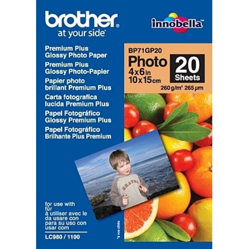 BP71GP20 Premium Glossy Photo Paper