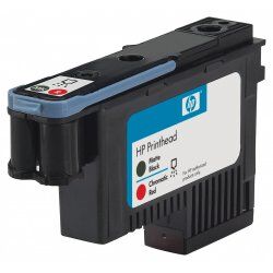 HP 73 Matte Black and Chromatic Red DesignJet Printhead