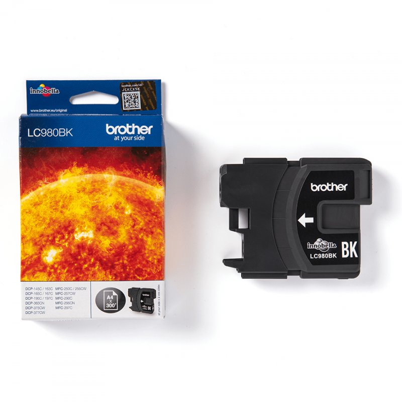 Brother compatible LC980BK - Schwarz - Original - Tintenpatrone