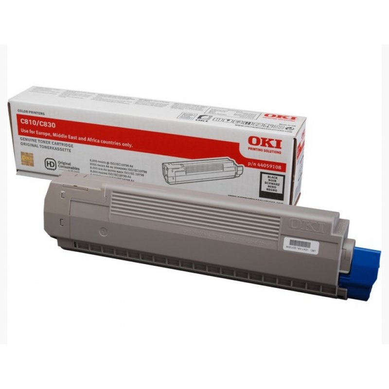 OKI compatible Toner pour OKI compatible série C800, noir