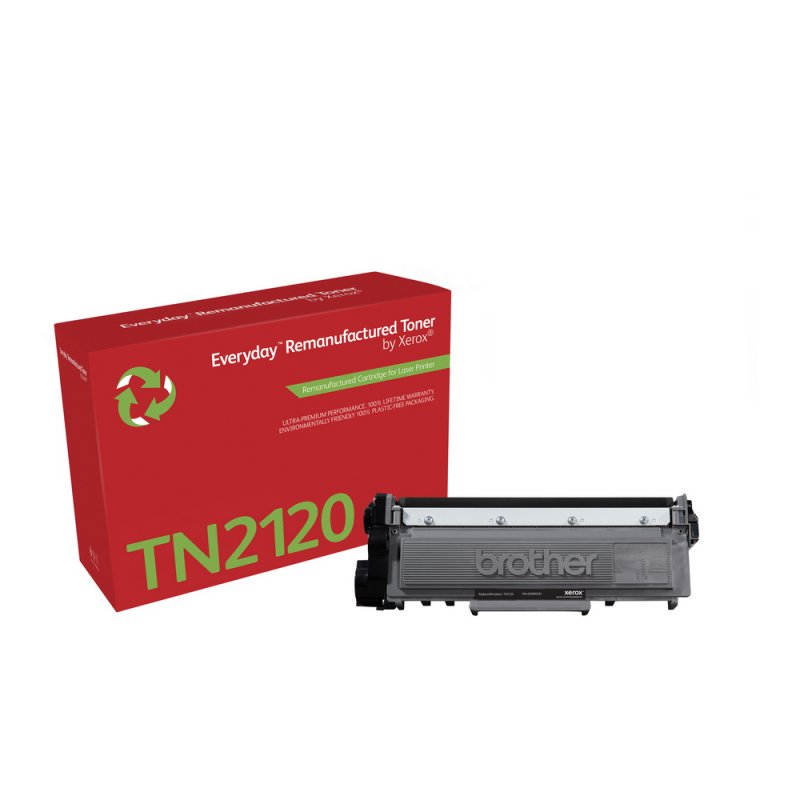 Remanufacturé Everyday Toner Noir de Xerox pour Brother TN2120, Haute capacité