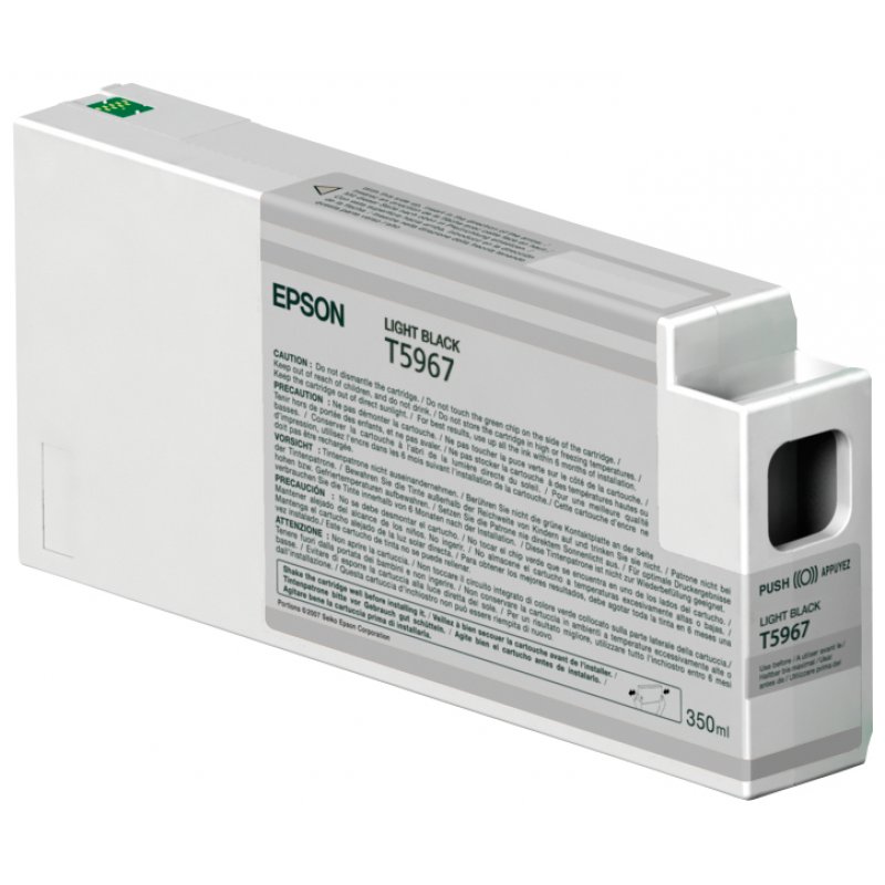 Epson Singlepack Light Black T596700 UltraChrome HDR 350 ml