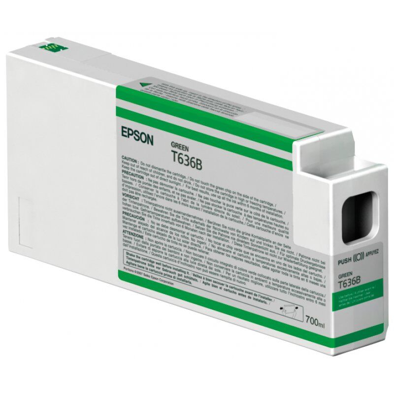 Epson Singlepack Green T636B00 UltraChrome HDR 700 ml