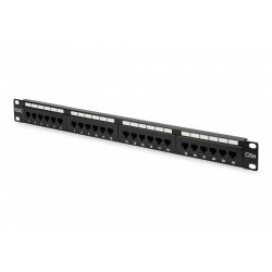 DIGITUS panneau de brassage 19" Cat.5e, 24 ports RJ45, 1 U