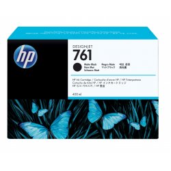 HP 761 400-ml Matte Black DesignJet Ink Cartridge