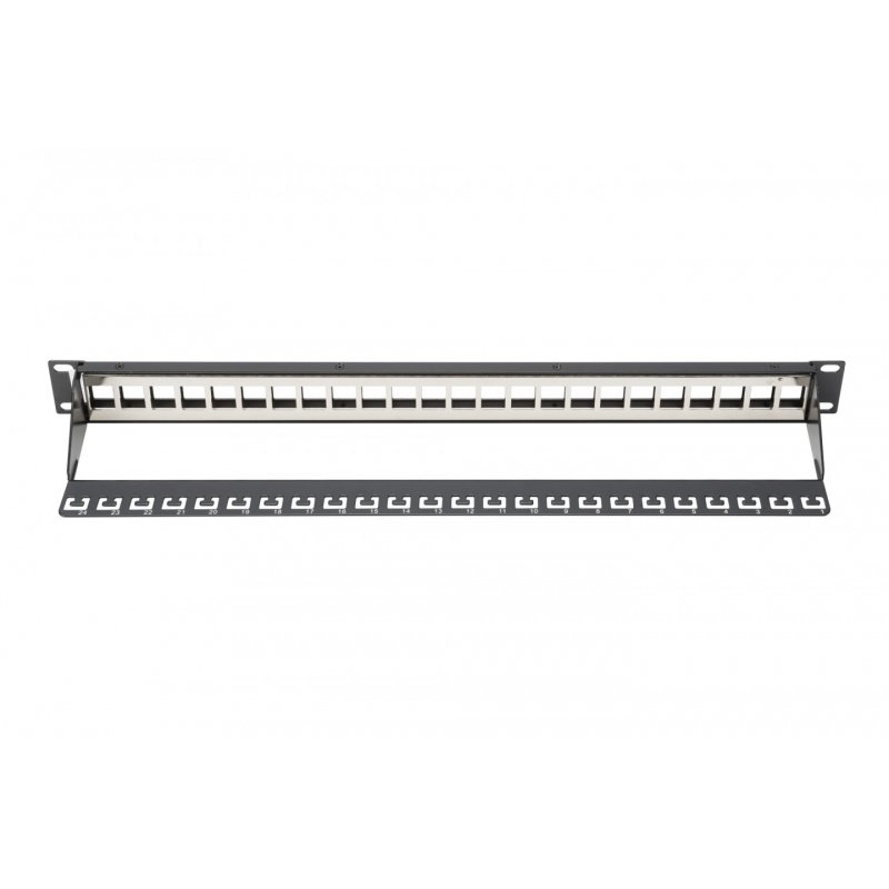 DIGITUS panneau de brassage modulaire 19", cat 6, 24 ports