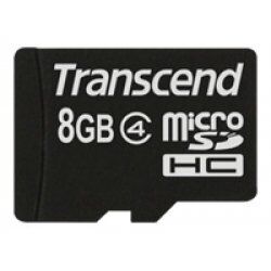 Transcend TS8GUSDC4 memory card 8 GB MicroSDHC Class 4