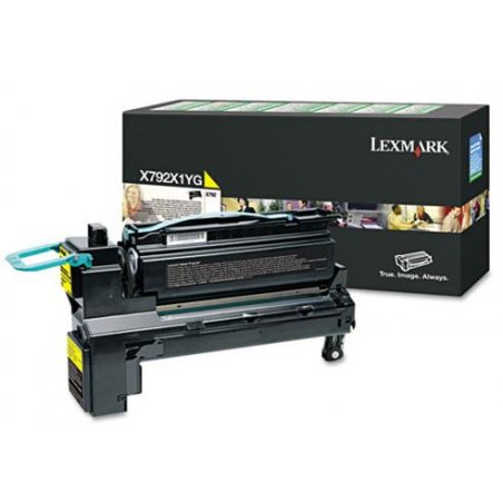 Lexmark X792X1YG toner cartridge 1 pc(s) Original Yellow