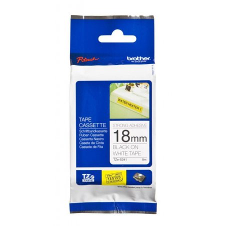 Brother compatible TZeS241 - laminiertes Band - 1 Rolle(n) - Rolle (1,8 cm x 8 m)