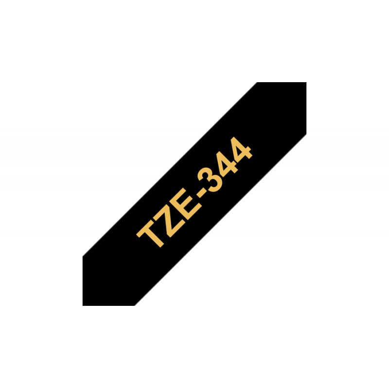 Brother compatible TZe344 - laminiertes Band - 1 Rolle(n) - Rolle (1,8 cm x 8 m)