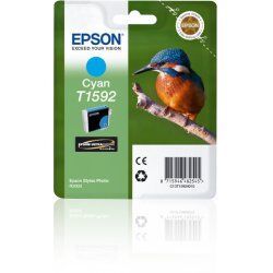Epson Cartouche "Martin-pêcheur" - Encre UltraChrome Hi-Gloss2 Cyan