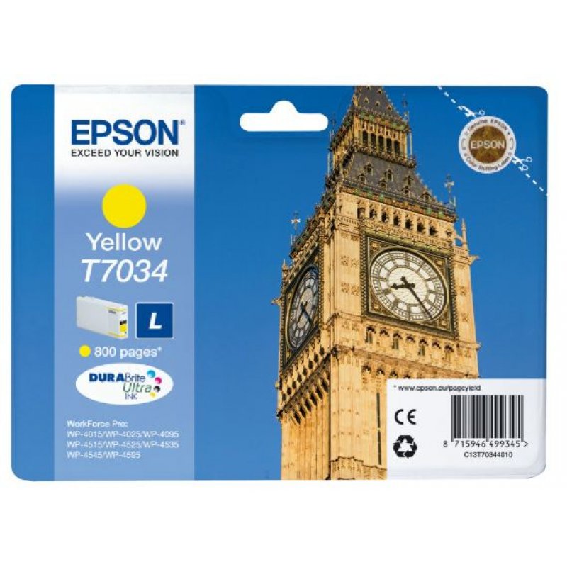 EPSON Cartouche Encre T7034 - Jaune L