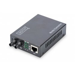 DIGITUS Convertisseur de média Gigabit Ethernet, ST/RJ45,