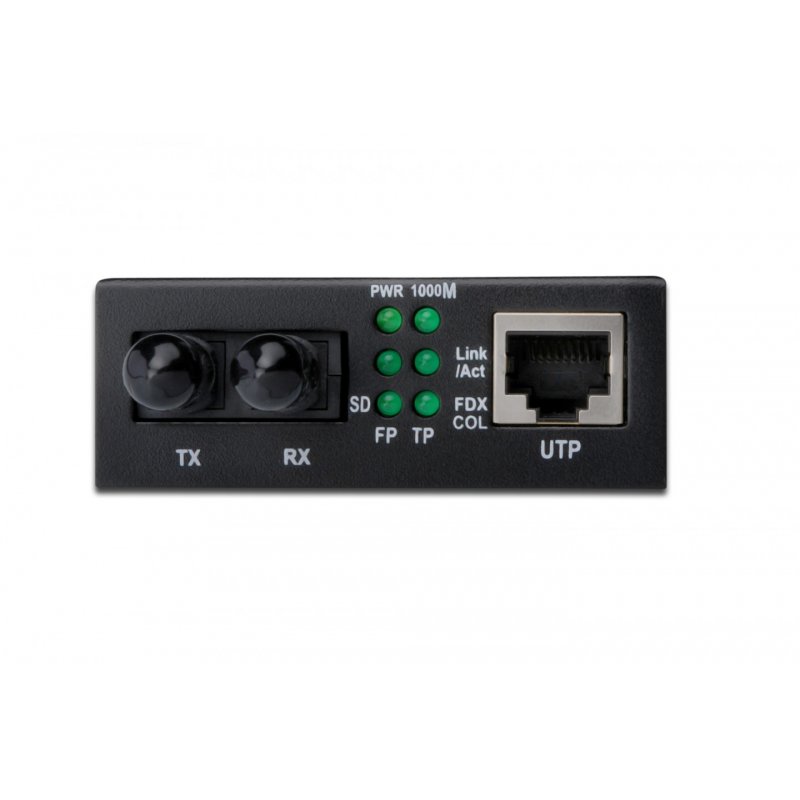 DIGITUS Convertisseur de média Gigabit Ethernet, ST/RJ45,