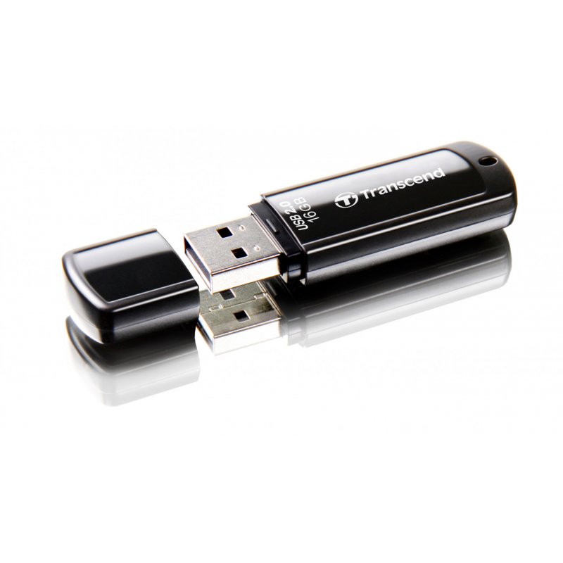 TRANSCEND JetFlash 350 USB 16Go 2.0 noir