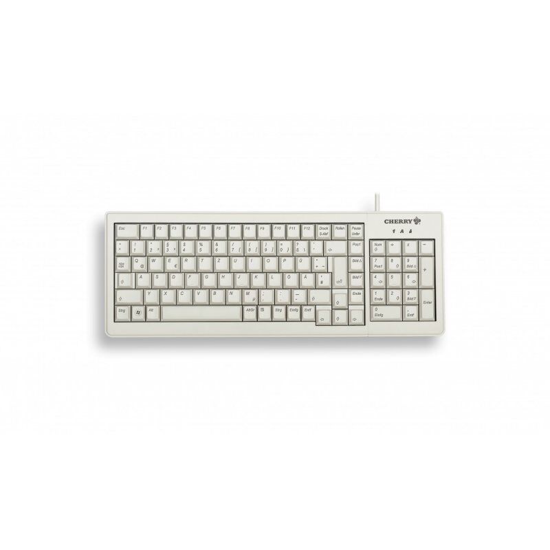 CHERRY XS G84-5200 keyboard USB + PS/2 AZERTY French Grey