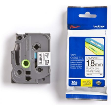 TZE-N241 BLACK ON WHITE 18MM F/PT210E/220/300/310/540