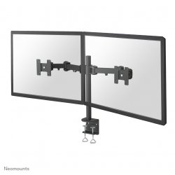 SUPPORT BUREAU 2 ECRANS LCD/LED TFT JUSQU 26IN 3PTS DE FLEXIO
