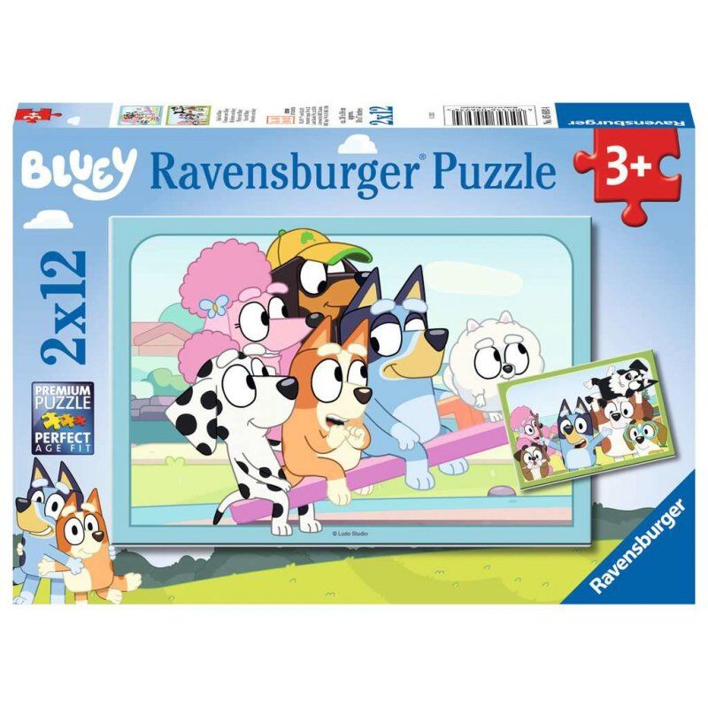 Ravensburger Puzzles 2x12 p - S'amuser avec Bluey