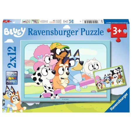 Ravensburger Puzzles 2x12 p - S'amuser avec Bluey