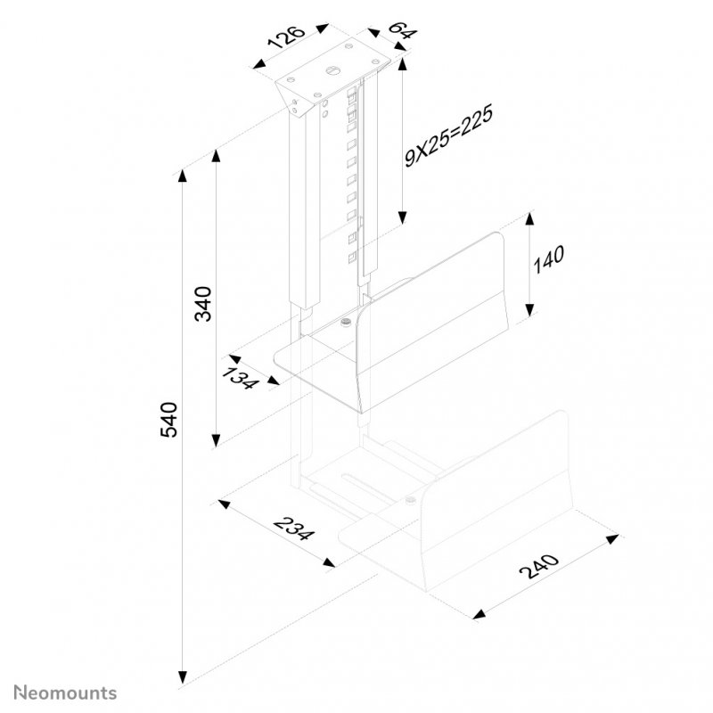 Neomounts by Newstar support pour ordinateur