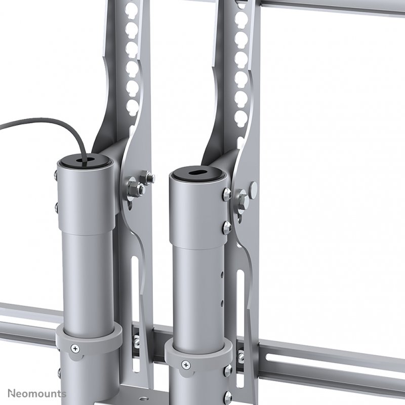 MEUBLE ROULETTES ECRAN PLAT MAX 60IN H:80-120CM SILVER