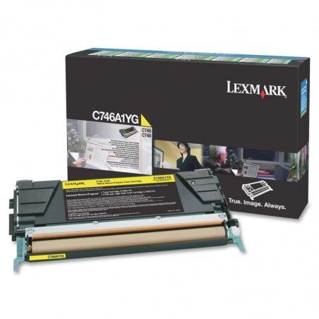 LEXMARK Toner pour LEXMARK C746/C748, jaune
