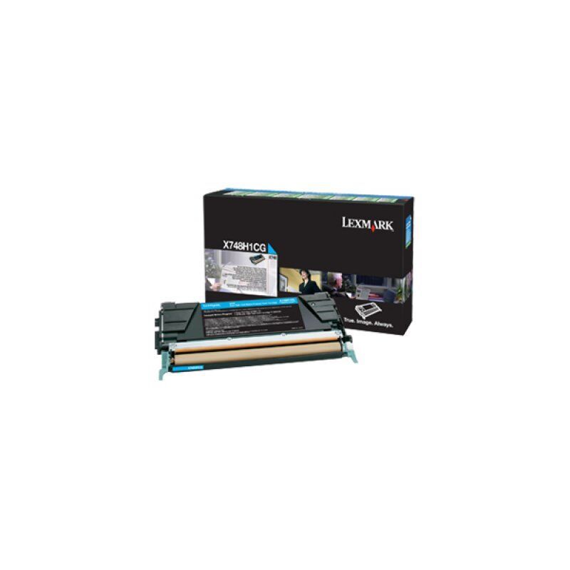 Lexmark X748H1CG Cartouche de toner 1 pièce(s) Original Cyan