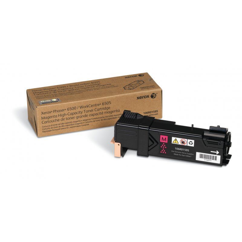 Xerox Genuine Phaser 6500 / WorkCentre 6505 Magenta Toner Cartridge - 106R01595