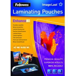 Fellowes ImageLast A3 80 Micron Laminating Pouch - 100 pack