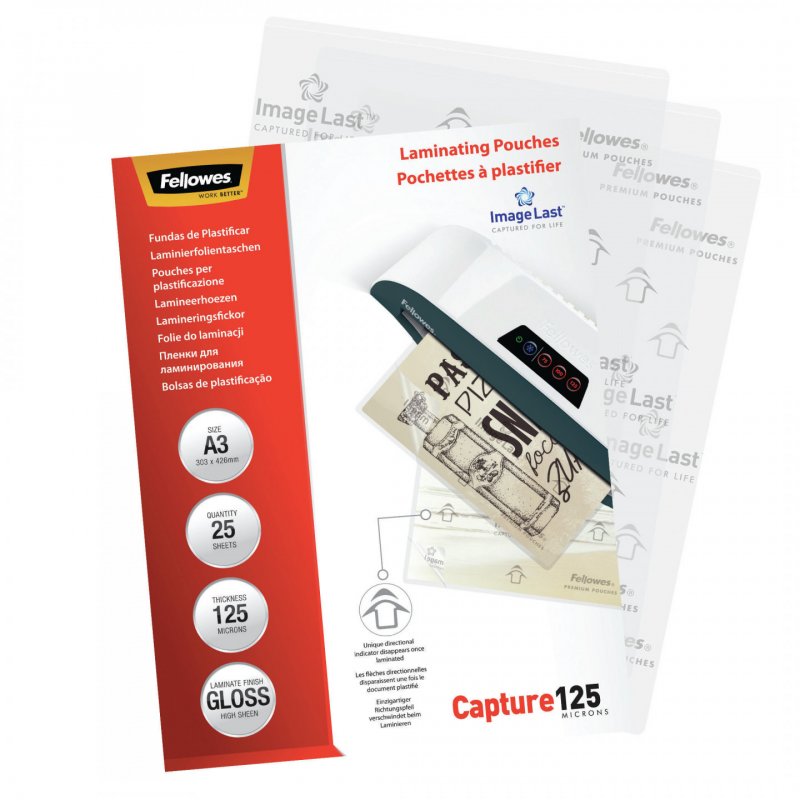Pochettes brillantes A3 125µ x 25