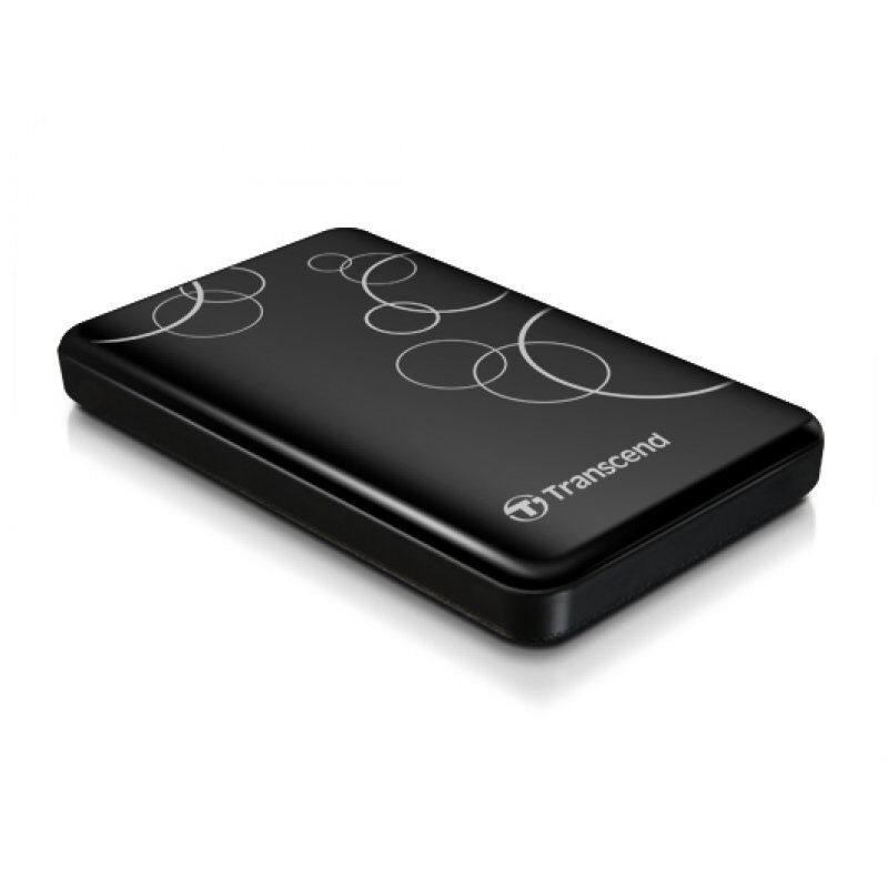 Transcend StoreJet 25A3K disque dur externe 1 To Noir