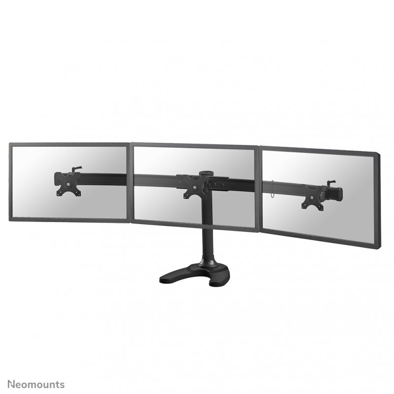 DESK MOUNT TRIPLE 10-27IN BLACK STND.MAX 24KG.VESA75X75TO100X100MM