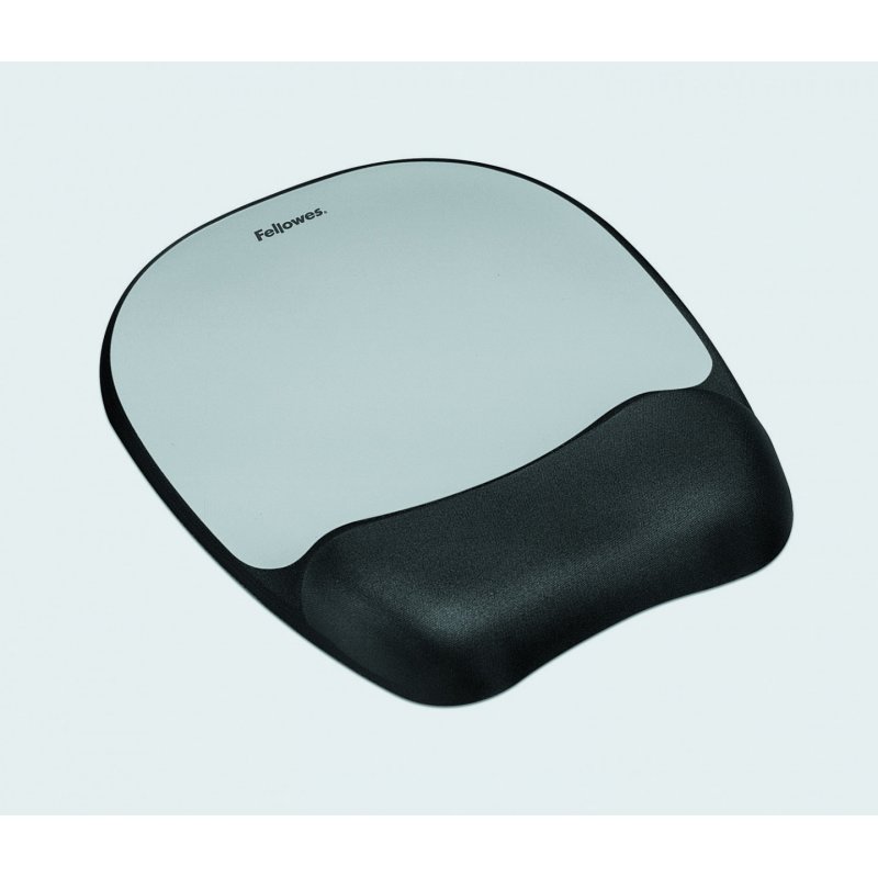 Fellowes 9175801 mouse pad Black, Silver