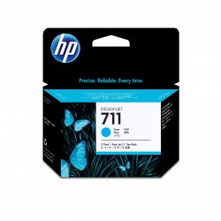 INK CARTRIDGE NO 711 CYAN 3 PACK 29 ML