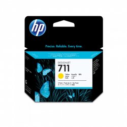 INK CARTRIDGE NO 711 YELLOW 3 PACK 29 ML
