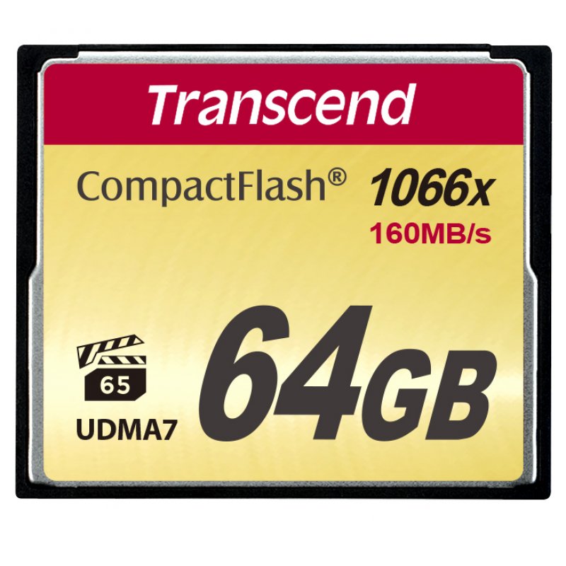 Transcend CompactFlash 1000x 64GB