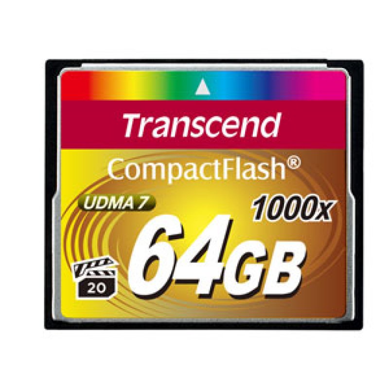 Transcend CompactFlash 1000x 64GB