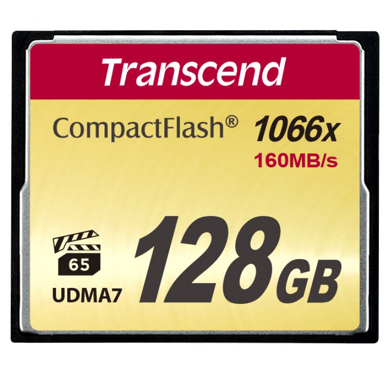 Transcend CompactFlash 1000x 128GB