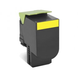 LEXMARK Toner rechargé pour LEXMARK CX310N, jaune, HC