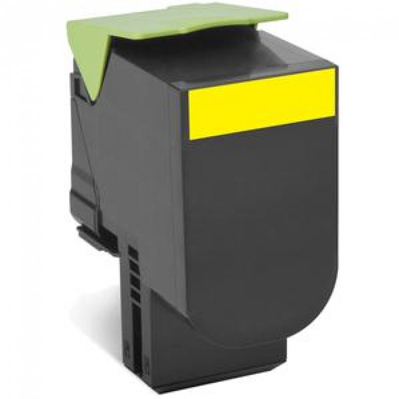 Lexmark 80C2XYE Cartouche de toner 1 pièce(s) Original Jaune