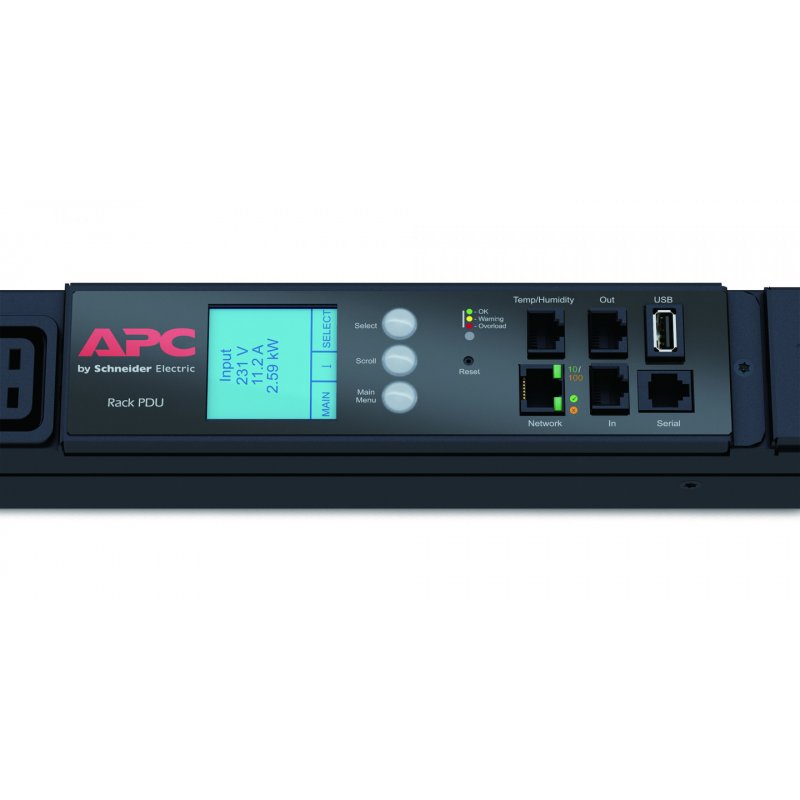 RACK PDU 2G METERED ZEROU 22.0KW 17.3KW 230V C13 AND C19