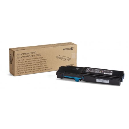 Xerox Genuine Phaser 6600 / WorkCentre 6605 Cyan Toner Cartridge - 106R02229